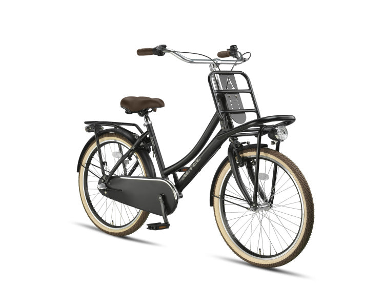 Dutch 24 Inch Girls 3SP Coaster Brake Matte black,