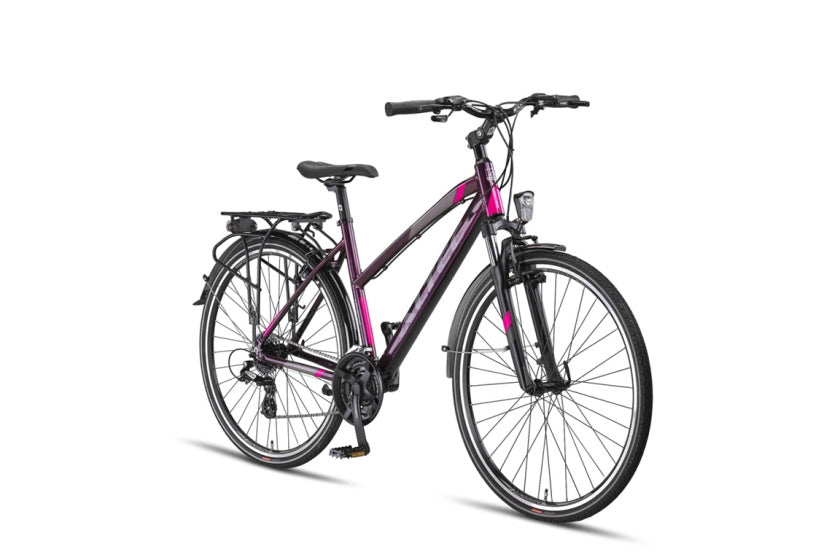 Legarda 28 Inch 49 cm Women 24SP Rim Brakes Purple,