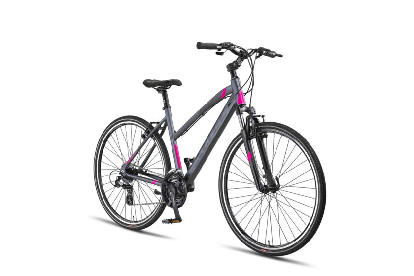 Legarda 28 Inch 49 cm Women 24SP Rim Brakes Anthracite,