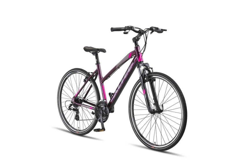 Legarda 28 Inch 49 cm Women 24SP Rim Brakes Purple,