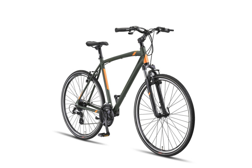 Legarda 28 Inch 56 cm Men 24SP Rim Brakes Khaki,