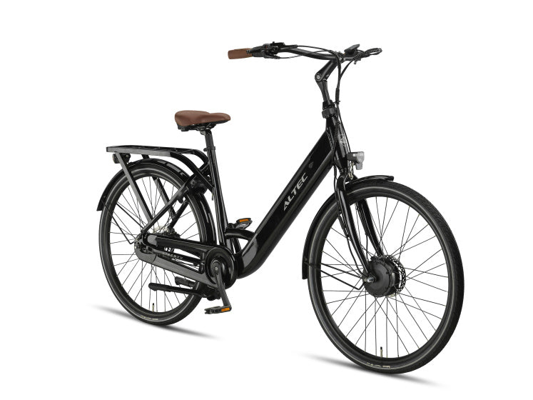 Liberty Moederfiets 28 Inch 50 cm Women 7SP Hydraulic Disc Brake Black Gloss,