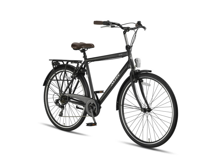 Metro 28 Inch 55 cm Men 7SP Rim Brakes Matte black,