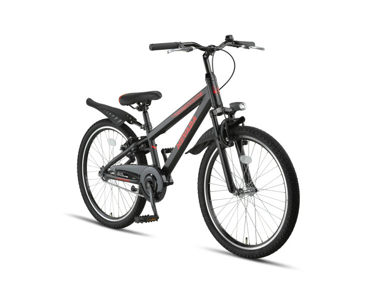 Nevada 24 Inch Boys Rim Brakes Black,