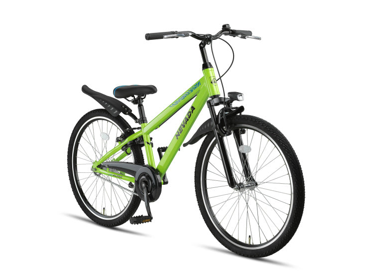 Nevada 26 Inch Boys Rim Brakes Neon Green,