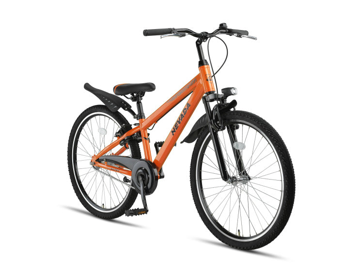 Nevada 26 Inch Boys Rim Brakes Neon Orange,