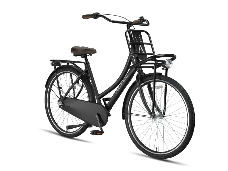 Nostalgia 28 Inch 53 cm Women 3SP Coaster Brake Matte black,