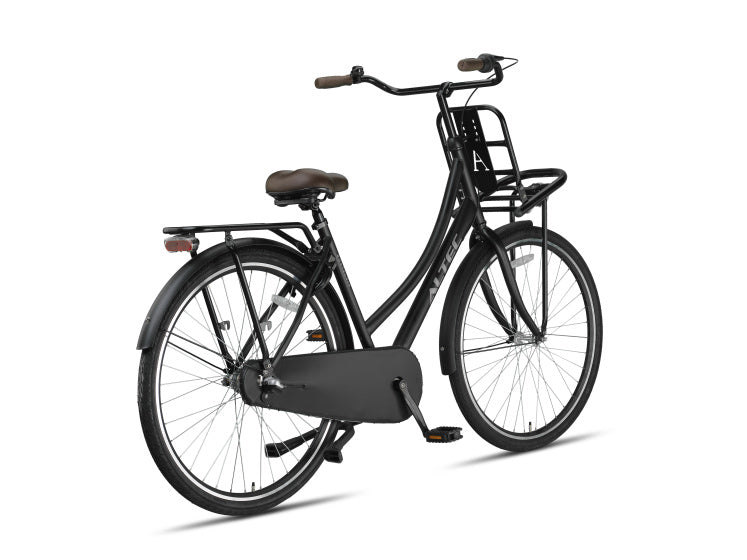 Nostalgia 28 Inch 53 cm Women 3SP Coaster Brake Matte black,