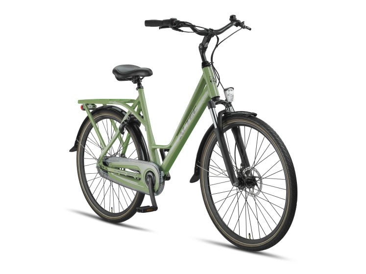 Omega 28 Inch 55 cm Women 7SP Hydraulic Disc Brake Green,