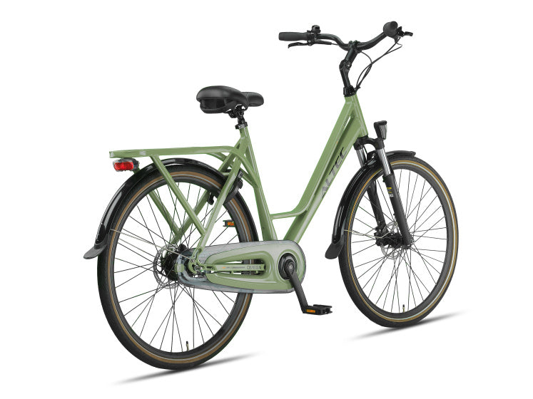 Omega 28 Inch 55 cm Women 7SP Hydraulic Disc Brake Green,
