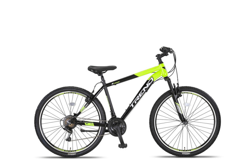 Trend MTB 27.5 Inch 46 cm Junior 21SP Rim Brakes Black/Lime, Online σε Προσφορά Outlet Καταστήματος με μεγάλη έκπτωση και στην καλύτερη τιμή