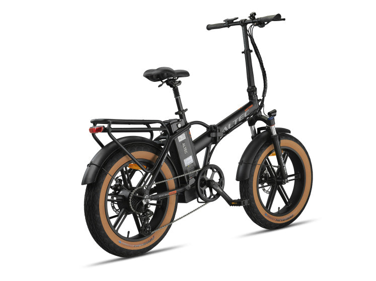 Vectra Fatbike Vouwfiets 20 Inch 42 cm Unisex 8SP Disc Brake Matte black,