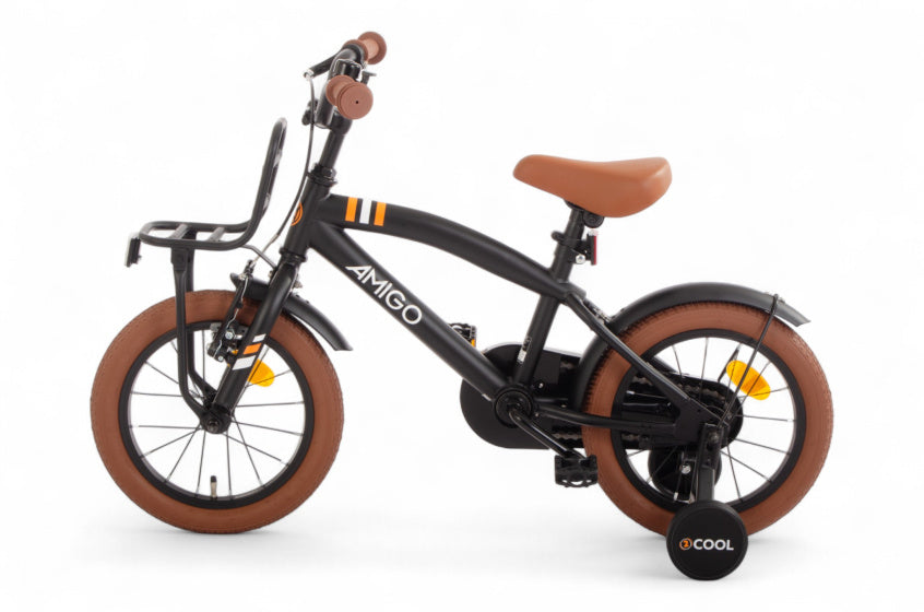 2Cool 14 Inch Boys Coaster Brake Black,