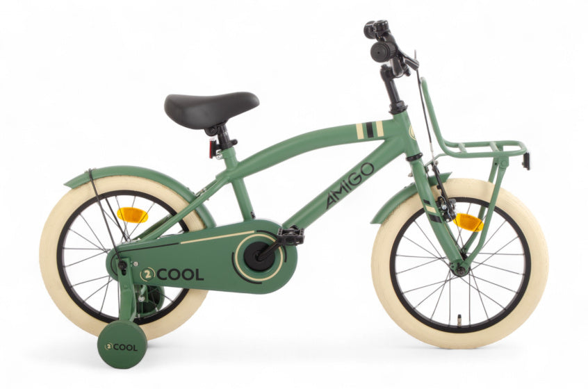 2Cool 16 Inch Boys Coaster Brake Green, Online σε Προσφορά Outlet Καταστήματος με μεγάλη έκπτωση και στην καλύτερη τιμή