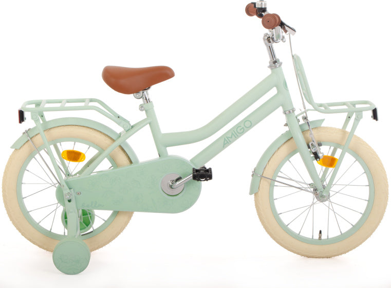 Bella 16 Inch Girls Coaster Brake Green, Online σε Προσφορά Outlet Καταστήματος με μεγάλη έκπτωση και στην καλύτερη τιμή