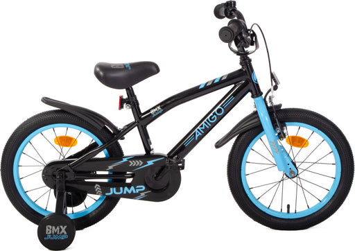 BMX Jump 16 Inch 25,5 cm Boys Coaster Brake Black/Blue, Online σε Προσφορά Outlet Καταστήματος με μεγάλη έκπτωση και στην καλύτερη τιμή