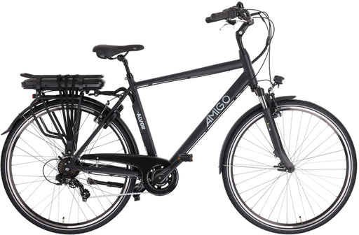 E-Alvor D2 28 Inch 53 cm Men 7SP Rim Brakes Matte black, Online σε Προσφορά Outlet Καταστήματος με μεγάλη έκπτωση και στην καλύτερη τιμή