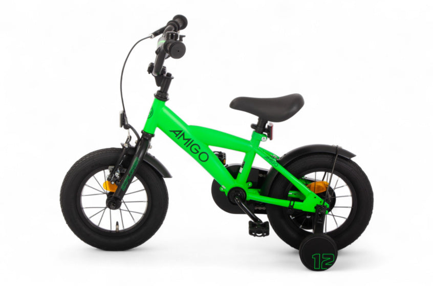 Explorer 12 Inch Boys Coaster Brake Green/Black,