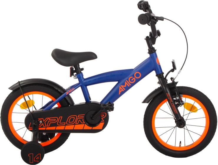 Explorer 14 Inch Boys Coaster Brake Blue/Orange, Online σε Προσφορά Outlet Καταστήματος με μεγάλη έκπτωση και στην καλύτερη τιμή
