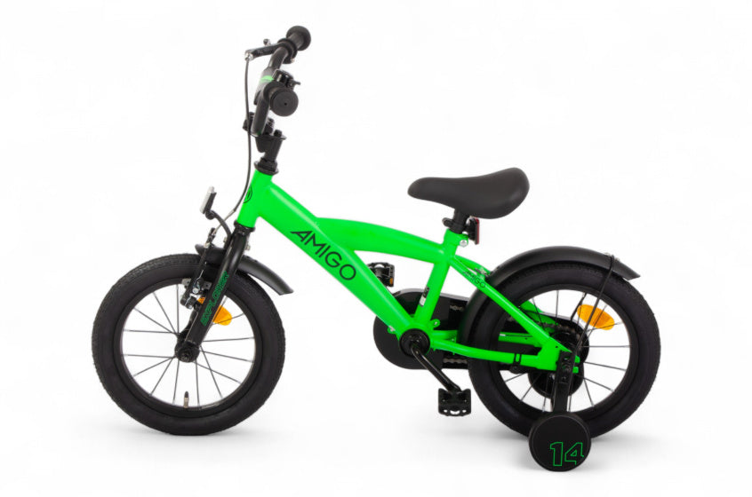 Explorer 14 Inch Boys Coaster Brake Green/Black,