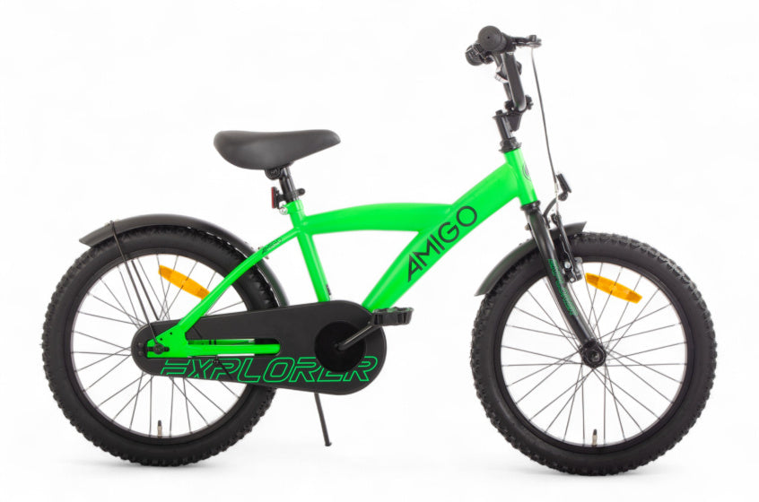 Explorer 18 Inch Boys Coaster Brake Green/Black, Online σε Προσφορά Outlet Καταστήματος με μεγάλη έκπτωση και στην καλύτερη τιμή
