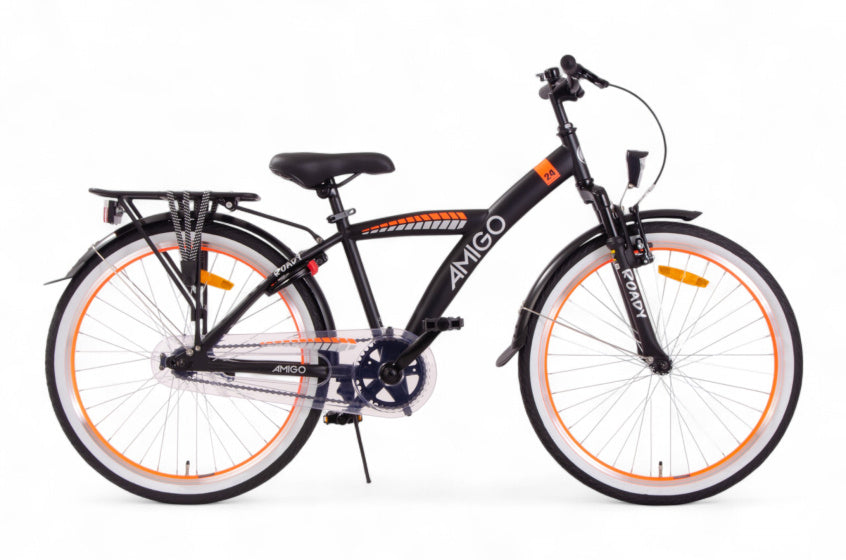 Roady 24 Inch Boys Coaster Brake Black/Orange, Online σε Προσφορά Outlet Καταστήματος με μεγάλη έκπτωση και στην καλύτερη τιμή
