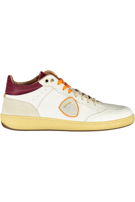 Blauer White Mens Sports Shoes