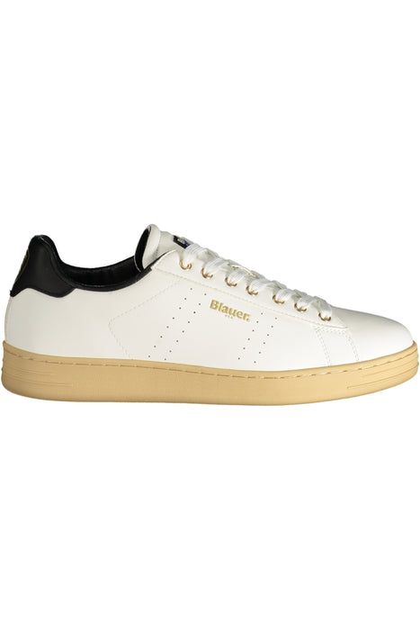Blauer White Mens Sports Shoes