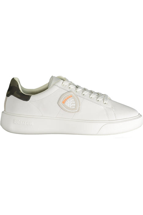 Blauer White Mens Sports Shoes