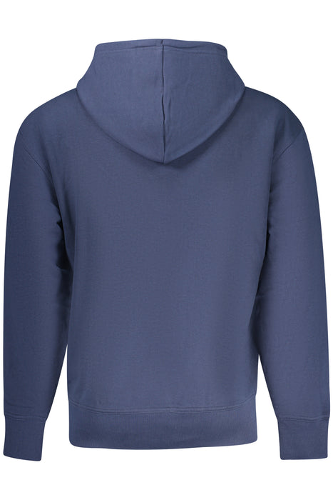 Boss Mens Blue Zip-Up Sweatshirt