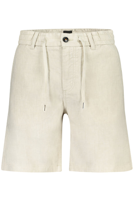 Boss Mens Bermuda Pants Beige