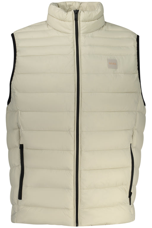 Boss Mens Beige Sleeveless Jacket