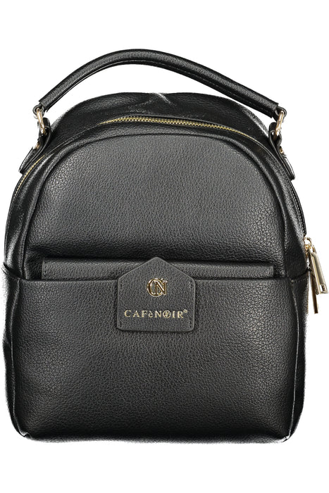 Cafenoir Womens Black Backpack