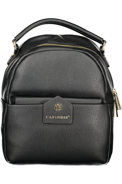 Cafenoir Womens Black Backpack