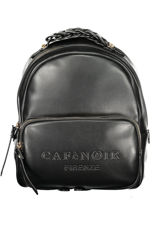 Cafenoir Womens Black Backpack