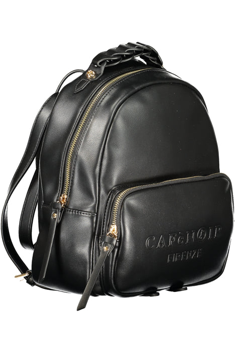 Cafenoir Womens Black Backpack