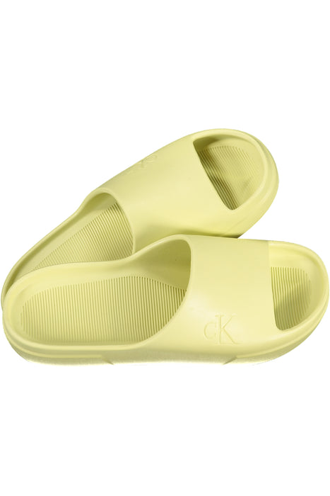 Calvin Klein Mens Yellow Slipper Footwear