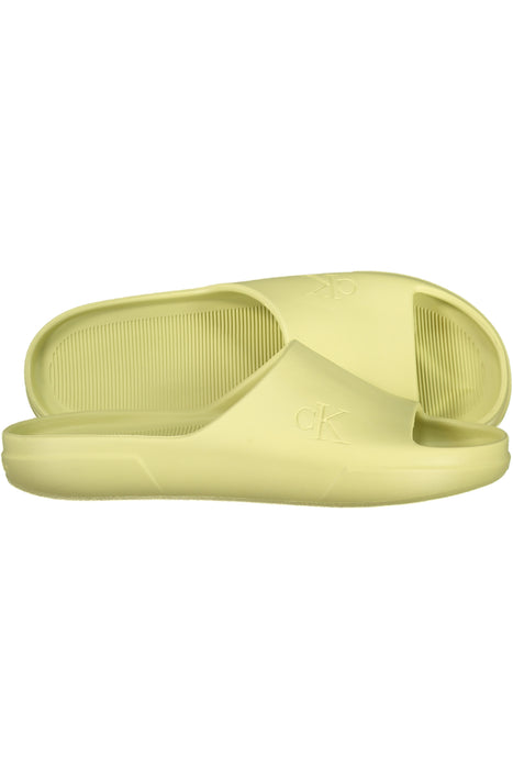 Calvin Klein Mens Yellow Slipper Footwear