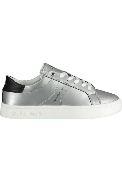 Calvin Klein Womens Silver Sports Shoes