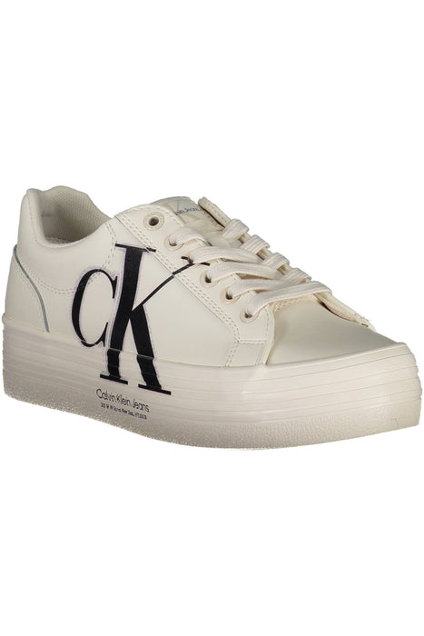 CALVIN KLEIN WHITE WOMENS SPORTS SHOES