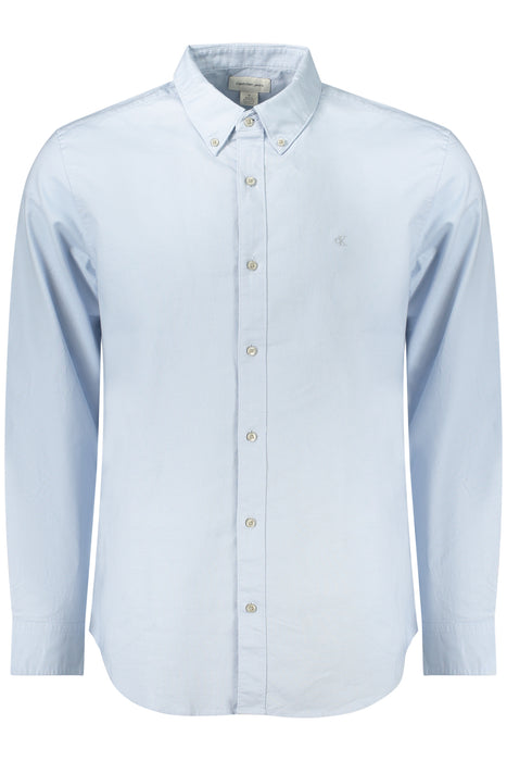 Calvin Klein Long Sleeve Shirt Men Blue