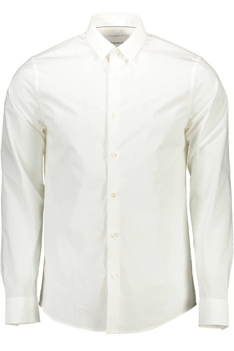 Calvin Klein Mens White Long Sleeve Shirt