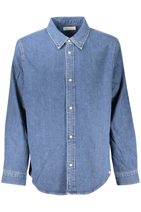 Calvin Klein Long Sleeve Shirt Men Blue