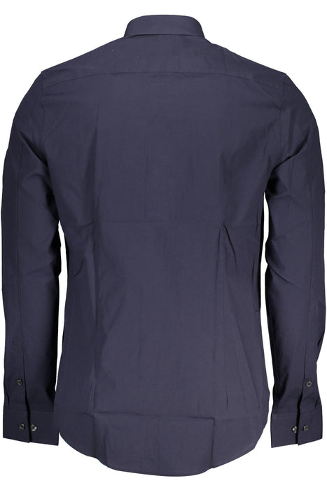 Calvin Klein Blue Man Long Sleeved Shirt