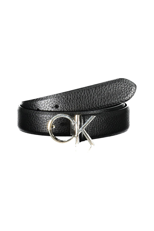 Calvin Klein Womens Leather Belt Black