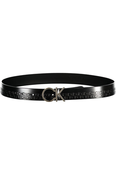 Calvin Klein Womens Black Leather Belt