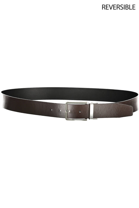 Calvin Klein Brown Mens Leather Belt