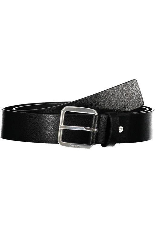 Calvin Klein Mens Black Leather Belt