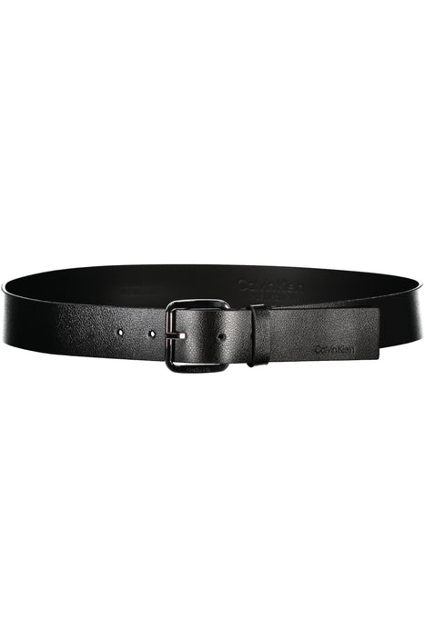 Calvin Klein Mens Black Leather Belt