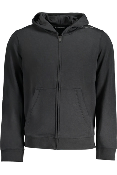 Calvin Klein Mens Black Zip-Up Sweatshirt